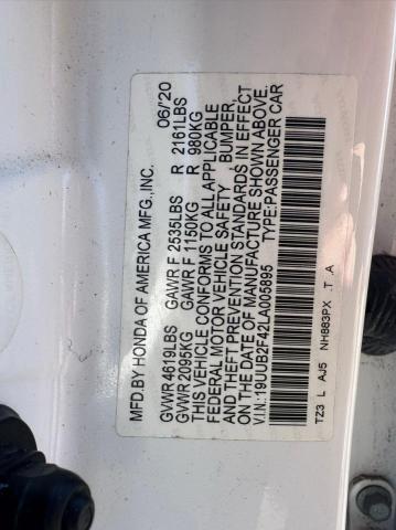 2020 ACURA TLX TECHNO - 19UUB2F42LA005895