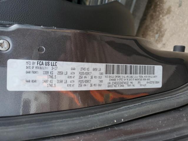 2017 DODGE GRAND CARA 2C4RDGEG3HR740122