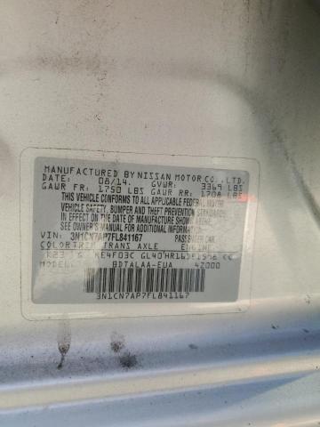 2015 NISSAN VERSA S - 3N1CN7AP7FL841167