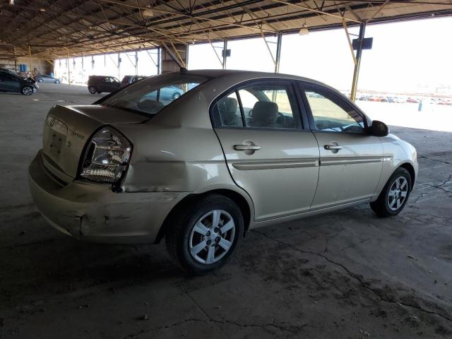 HYUNDAI ACCENT GLS 2007 gold  gas KMHCN46C57U165466 photo #4