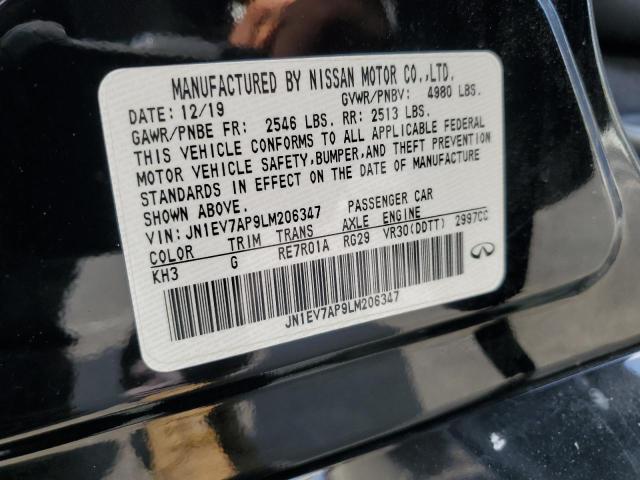 2020 INFINITI Q50 PURE JN1EV7AP9LM206347