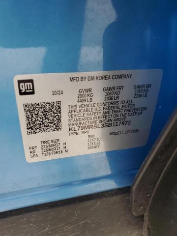 2025 CHEVROLET TRAILBLAZER LT KL79MRSL3SB117972