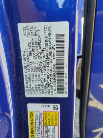 2023 HONDA CR-V SPORT TOURING 5J6RS6H98PL013542