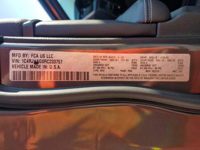 2024 JEEP GRAND CHER 1C4RJHAG0RC233757