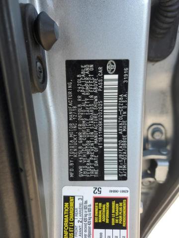 2019 TOYOTA CAMRY L 4T1B11HK6KU202625