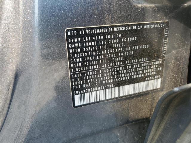 2024 VOLKSWAGEN TAOS SEL 3VV4X7B28RM081734