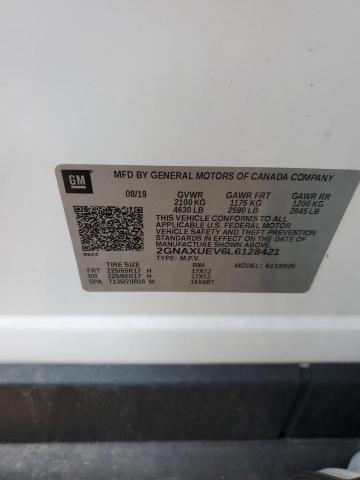 2020 CHEVROLET EQUINOX LT 2GNAXUEV6L6128421