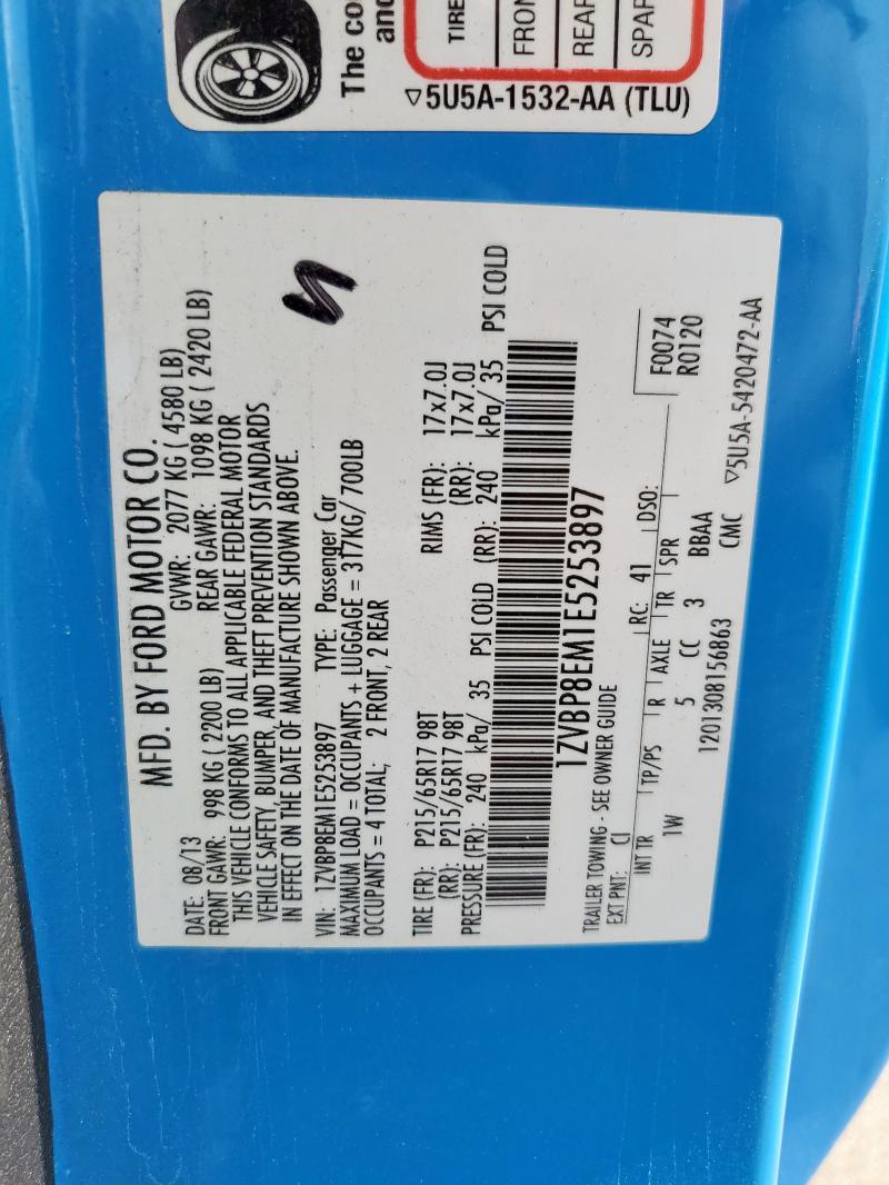 2014 FORD MUSTANG - 1ZVBP8EM1E5253897