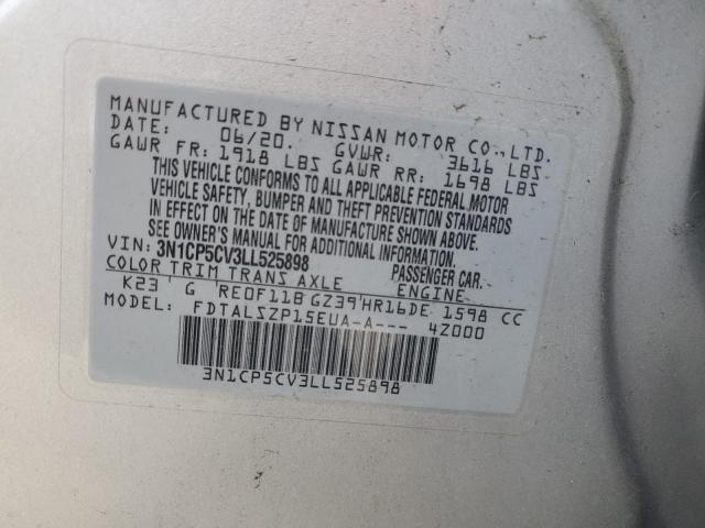 2020 NISSAN KICKS SV - 3N1CP5CV3LL525898