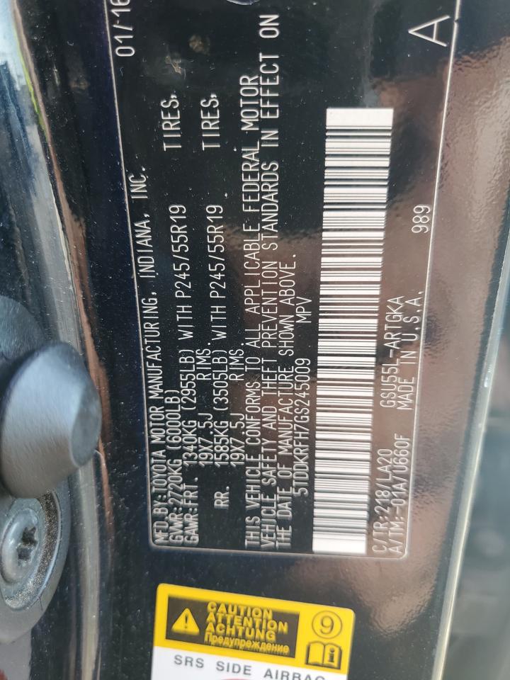 TOYOTA HIGHLANDER LIMITED