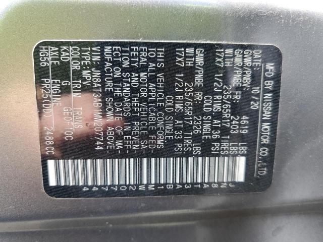 2021 NISSAN ROGUE S - JN8AT3AB1MW207744