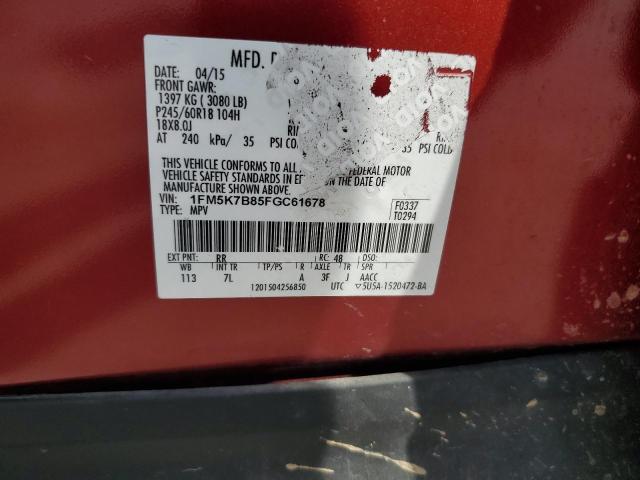 2015 FORD EXPLORER 1FM5K7B85FGC61678