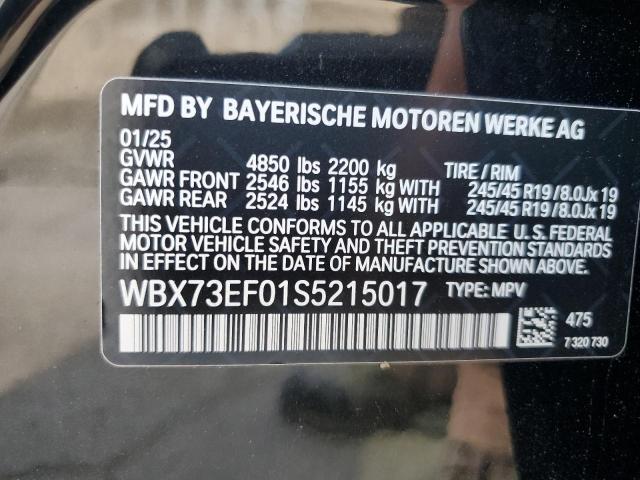 2025 BMW X1 XDRIVE28I WBX73EF01S5215017