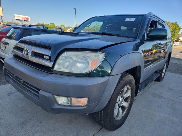 TOYOTA 4RUNNER SR5 2003 green 4dr spor gas JTEBT14R438000793 photo #3