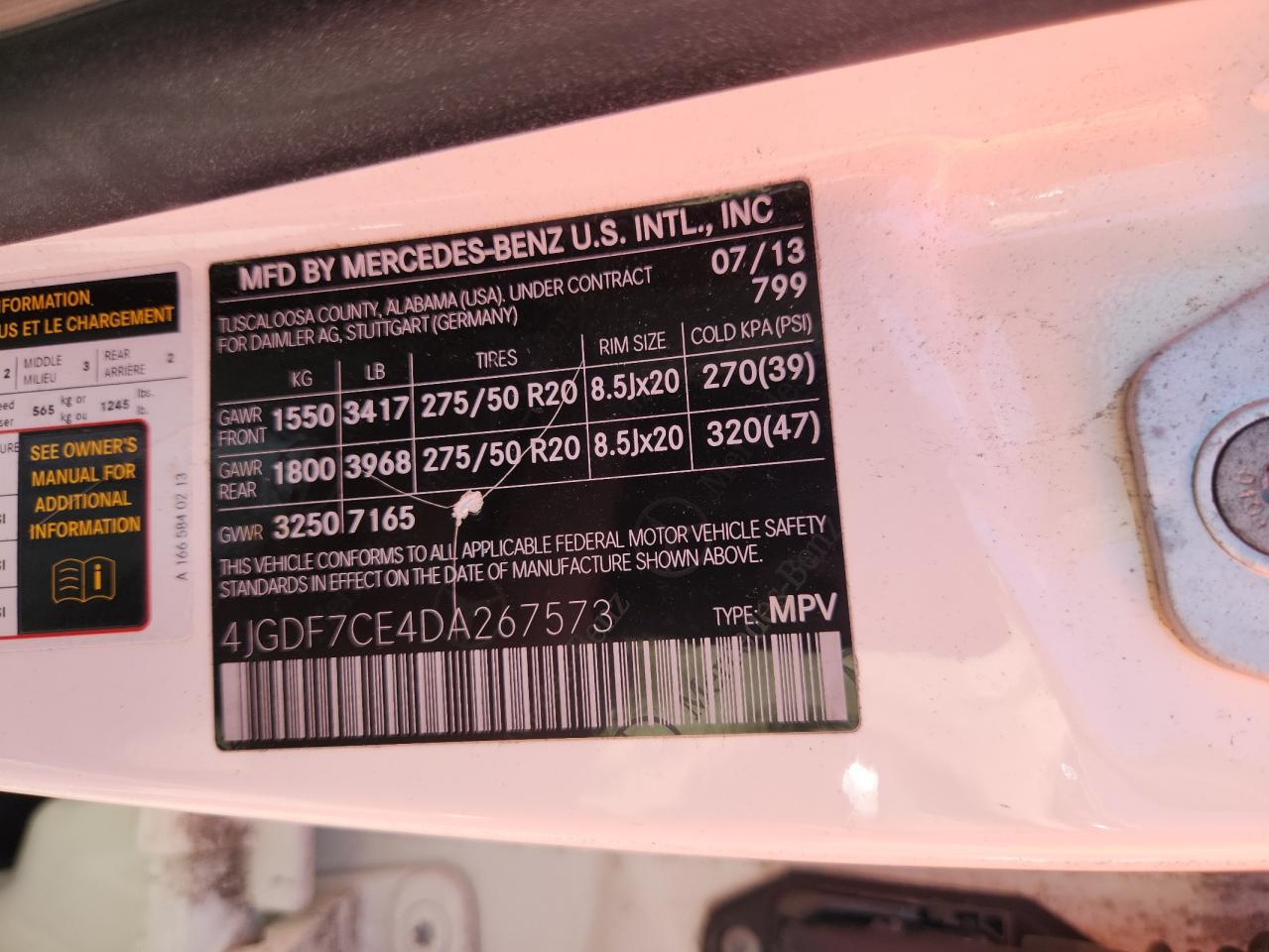 MERCEDES-BENZ GL-CLASS 450 4MATIC