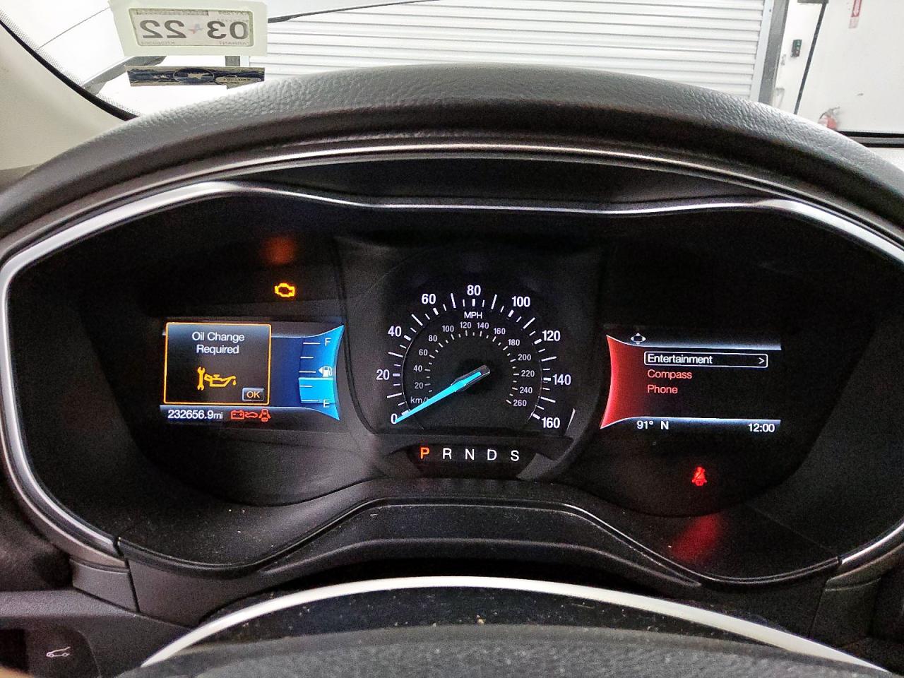 Lot #3316815425 2019 FORD FUSION SEL