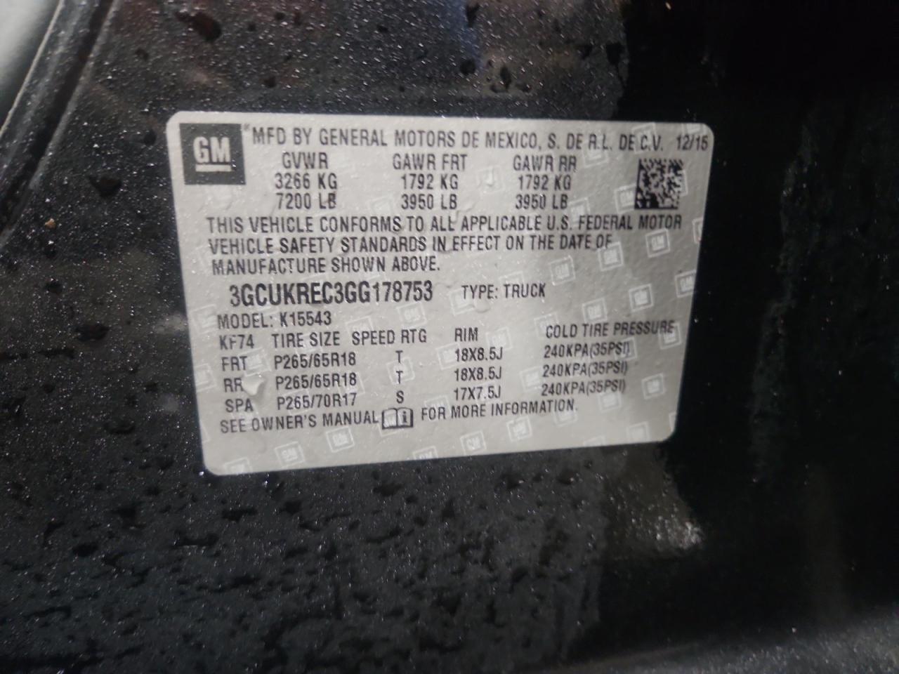 CHEVROLET SILVERADO K1500 LT