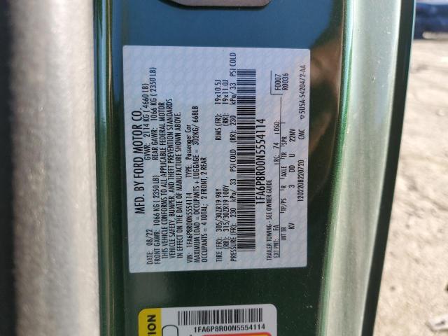 2022 FORD MUSTANG MA #3254616189