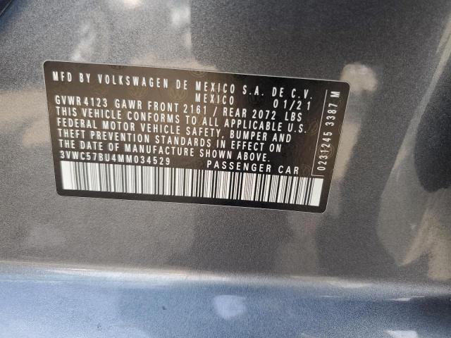 2021 VOLKSWAGEN JETTA S - 3VWC57BU4MM034529