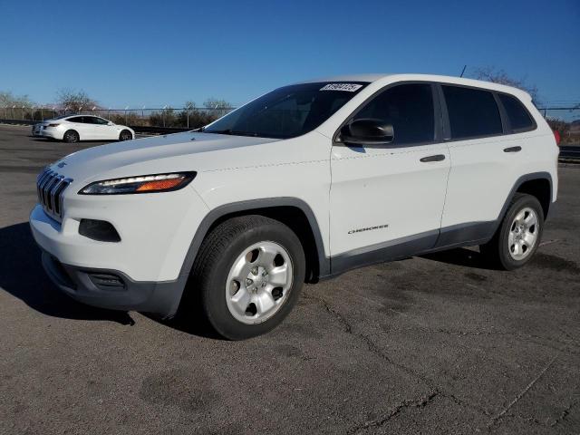 JEEP CHEROKEE S 2015 white  gas 1C4PJLAB8FW616905 photo #1