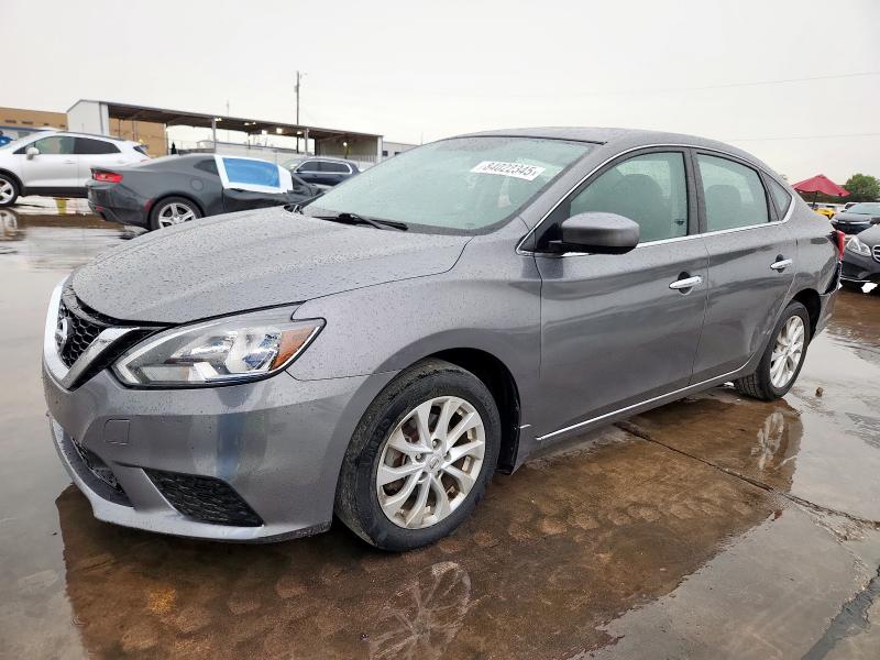 NISSAN SENTRA SV 2018 gray  gas 3N1AB7AP1JY257228 photo #1