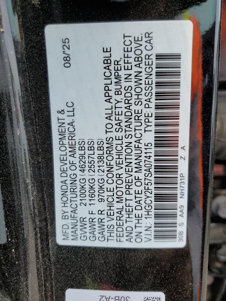 HONDA ACCORD HYBRID SPORT