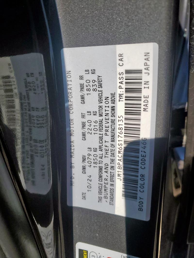 2025 MAZDA 3 PREFERRE - JM1BPACM6S1768135