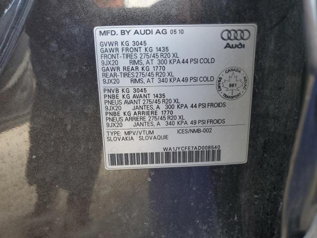 2010 AUDI Q7 PREMIUM - WA1JYCFE7AD008540
