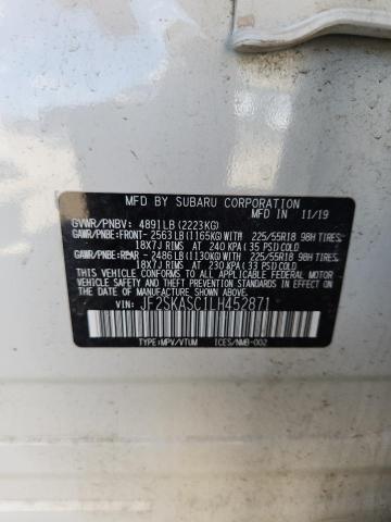 2020 SUBARU FORESTER LIMITED JF2SKASC1LH452871