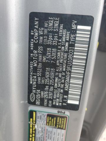 2015 HYUNDAI SANTA FE G KM8SM4HF9FU108031