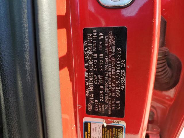 2019 KIA STINGER KNAE15LAXK6062328