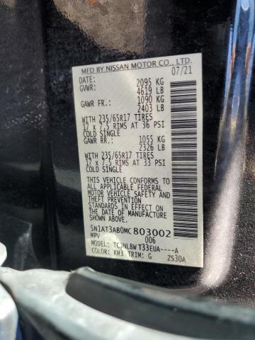 2021 NISSAN ROGUE S 5N1AT3AB0MC803002