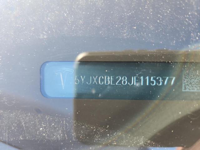 2018 TESLA MODEL X 5YJXCBE28JF115377