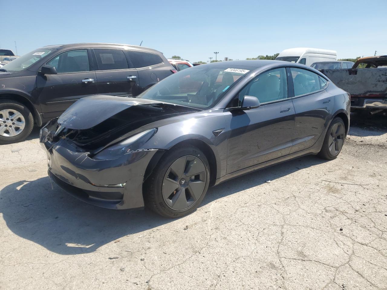 Lot #3264569914 2022 TESLA MODEL 3
