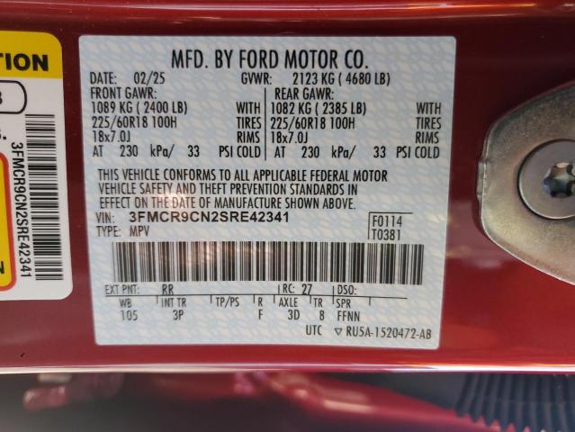 2025 FORD BRONCO SPO 3FMCR9CN2SRE42341