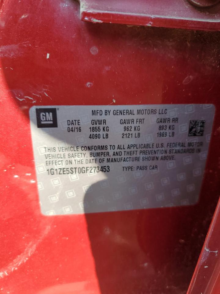 Lot #3241765175 2016 CHEVROLET MALIBU LT