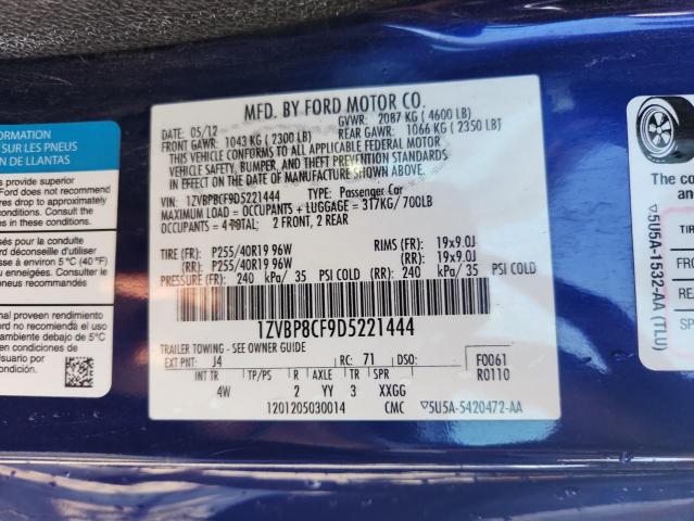 2013 FORD MUSTANG GT - 1ZVBP8CF9D5221444