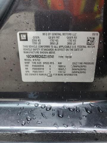 2016 CHEVROLET SILVERADO 1GCVKREC6GZ319741