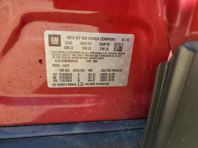 2018 BUICK ENCORE PRE - KL4CJASB6JB666438