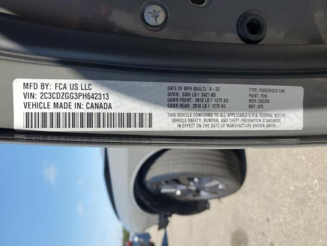 2023 DODGE CHALLENGER 2C3CDZGG3PH642313