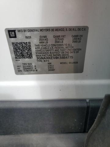 2019 CHEVROLET EQUINOX LT - 3GNAXKEV8KS664775