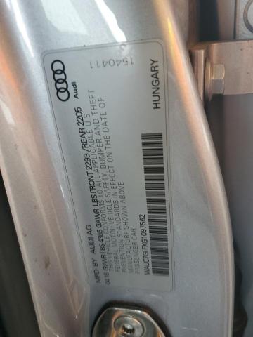 2016 AUDI A3 PREMIUM WAUC7GFFXG1097562