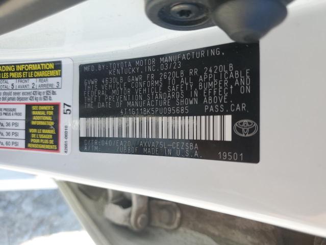 2023 TOYOTA CAMRY SE N 4T1G11BK5PU095685