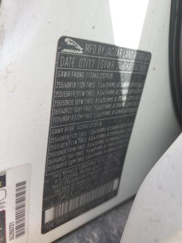 2018 JAGUAR F-PACE PRE - SADCJ2FN6JA260721