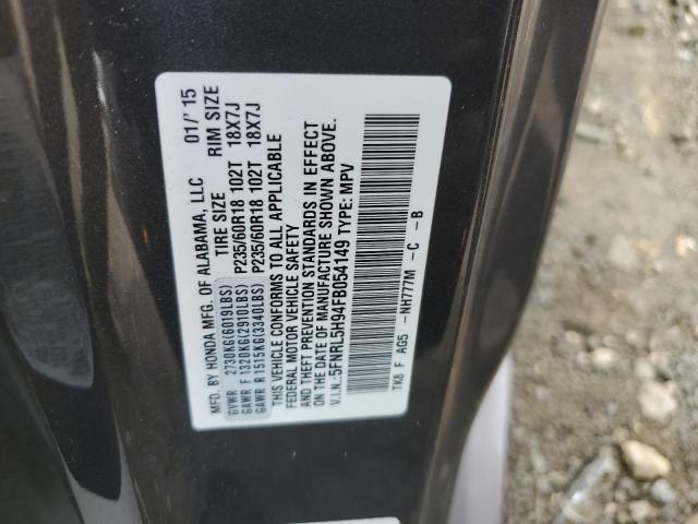 2015 HONDA ODYSSEY TO 5FNRL5H94FB054149