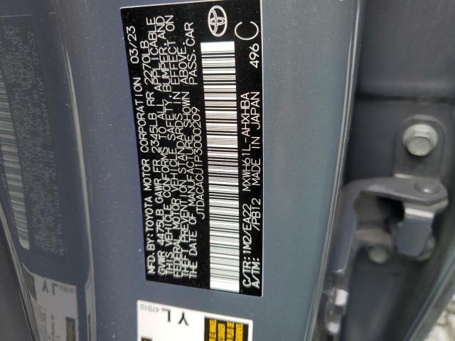 2023 TOYOTA PRIUS PRIM - JTDACACU1P3000209