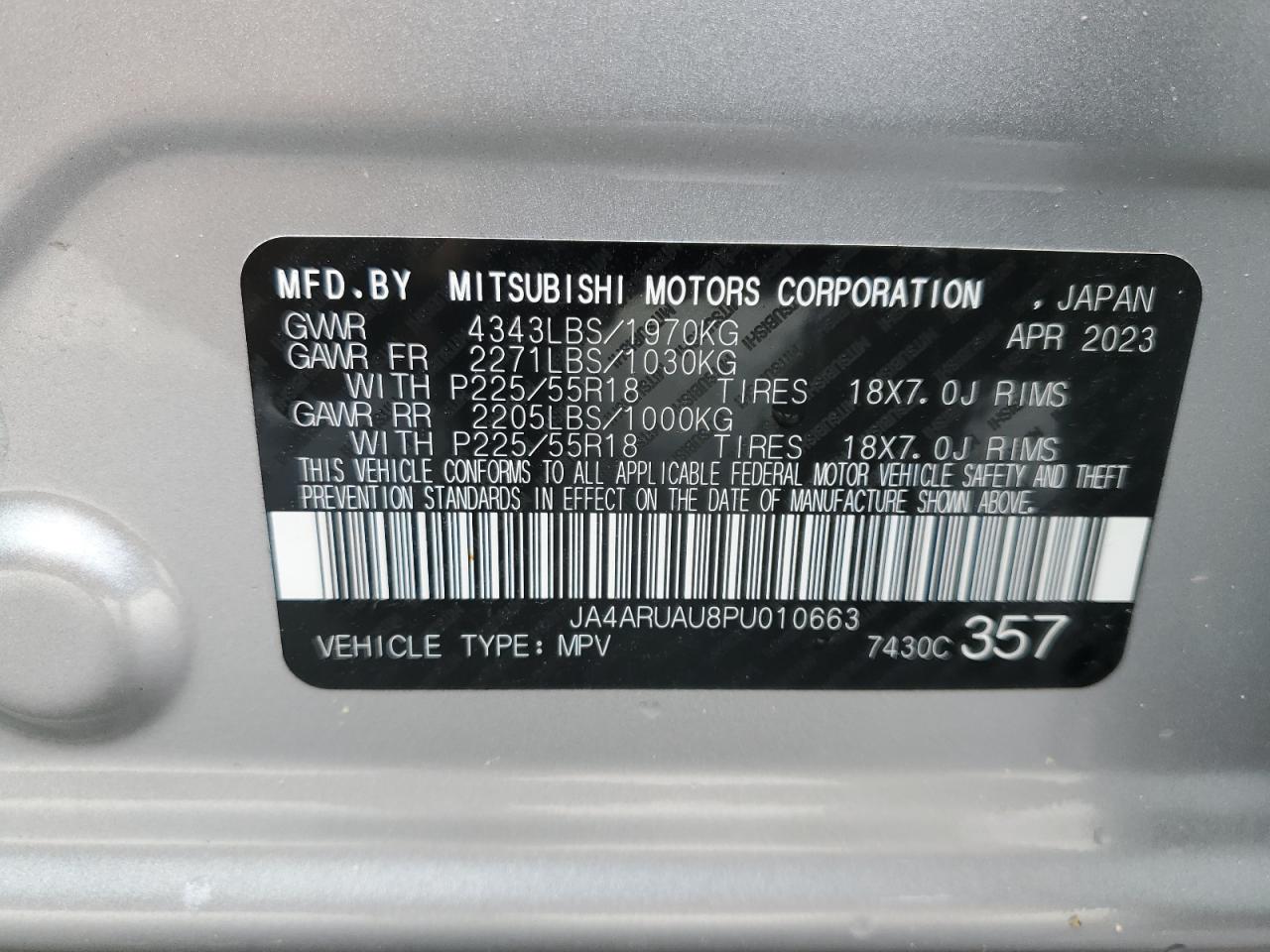 MITSUBISHI OUTLANDER S/SE