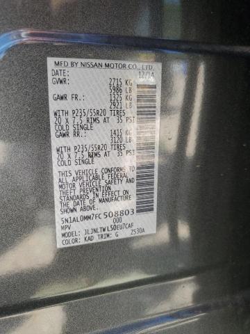 2015 INFINITI QX60 5N1AL0MM7FC508803