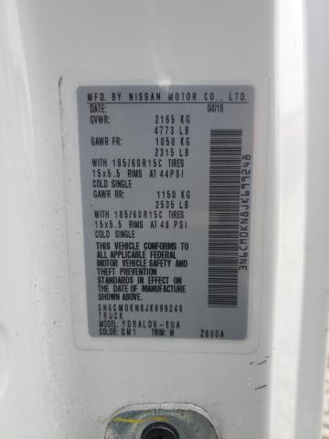 2018 NISSAN NV200 2.5S 3N6CM0KN8JK699248