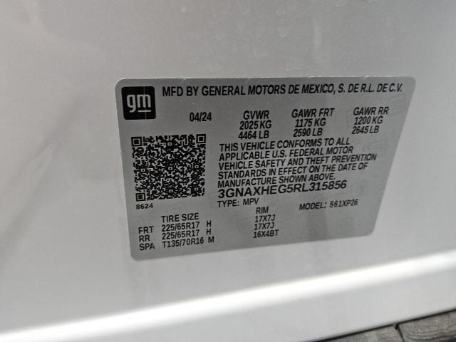 2024 CHEVROLET EQUINOX LS 3GNAXHEG5RL315856